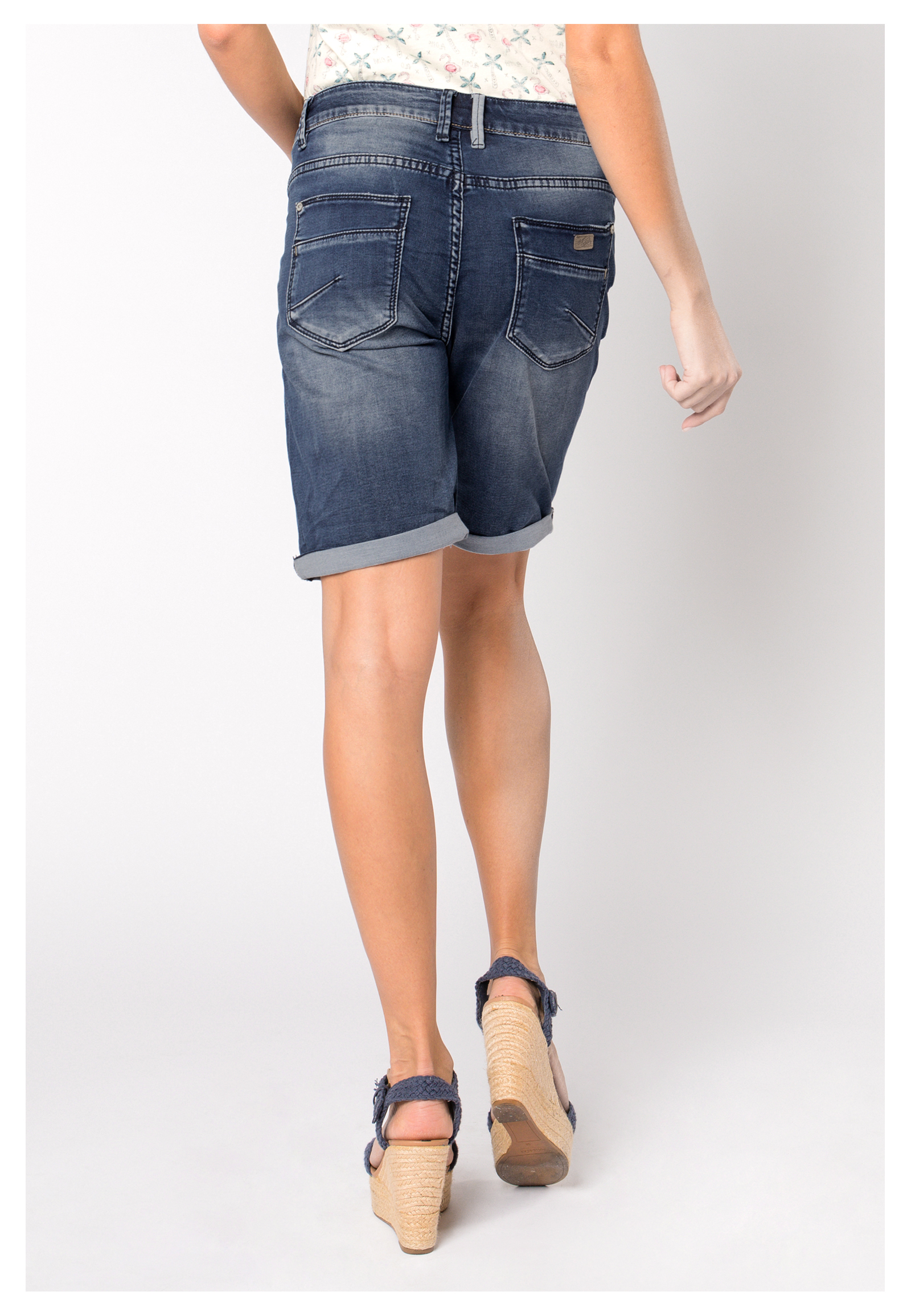 Damen Bermuda Jeans Denim Shorts Fashion Fashion