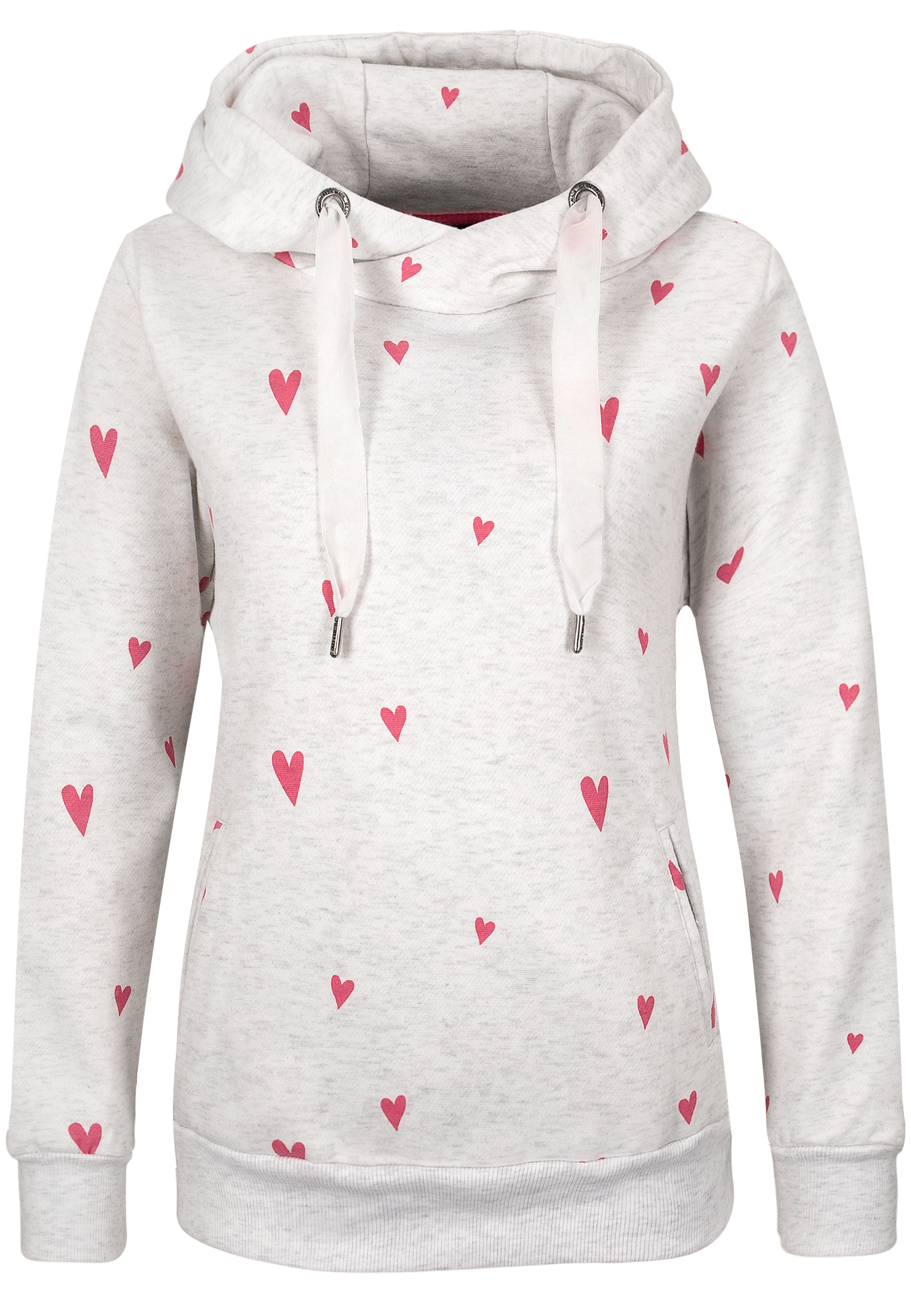 pullover grau mit herzen