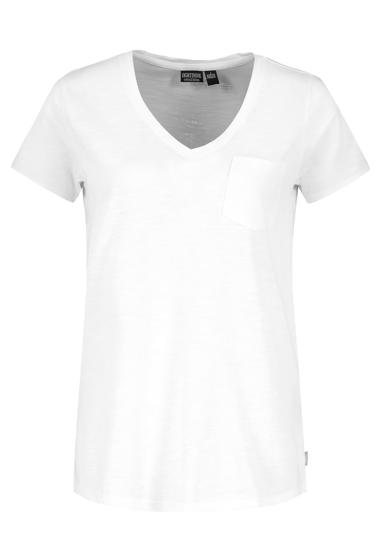 Weie T Shirts V Ausschnitt Damen