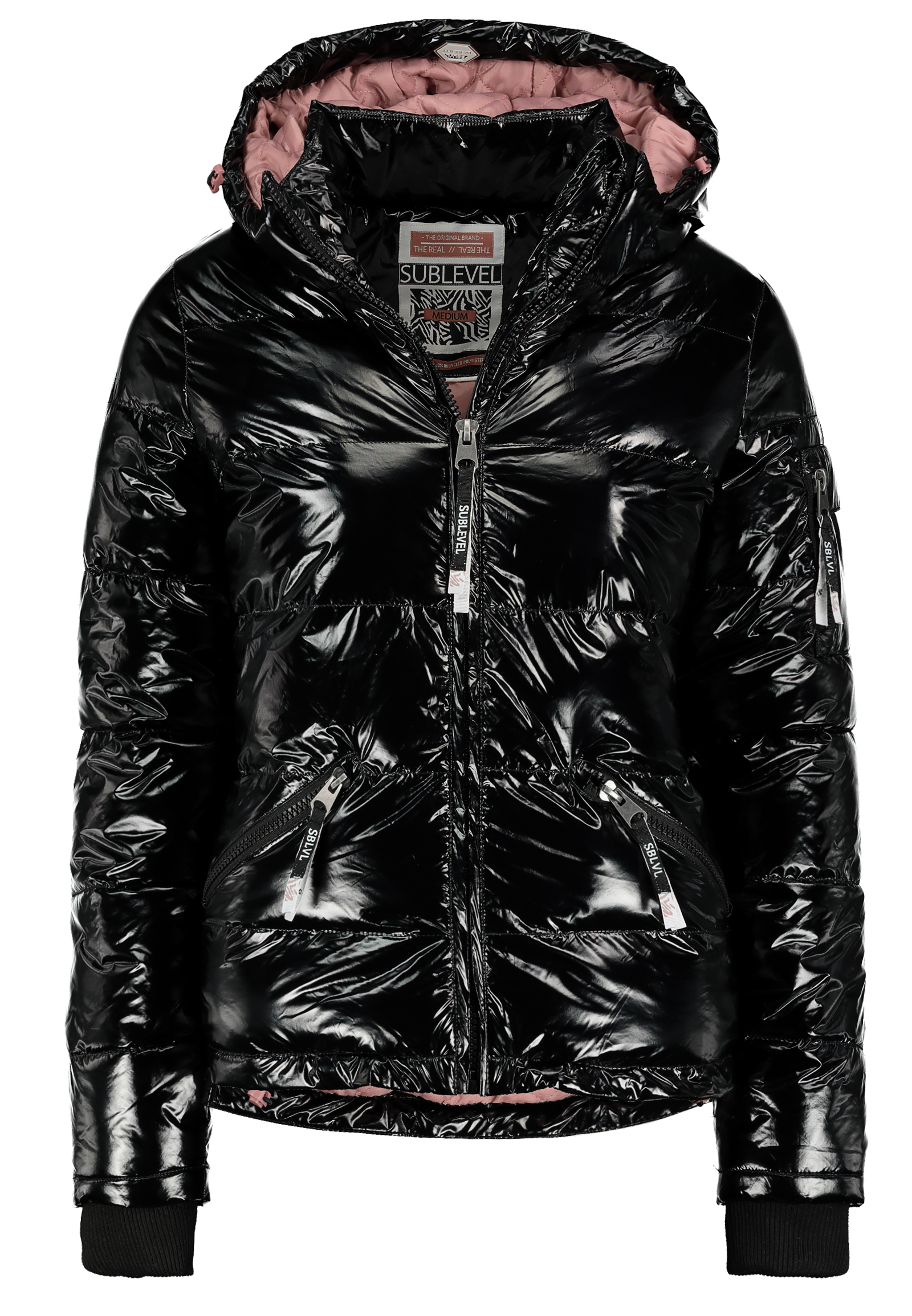 SUBLEVEL Damen Jacke mit Glossy Effekt | FASHION5