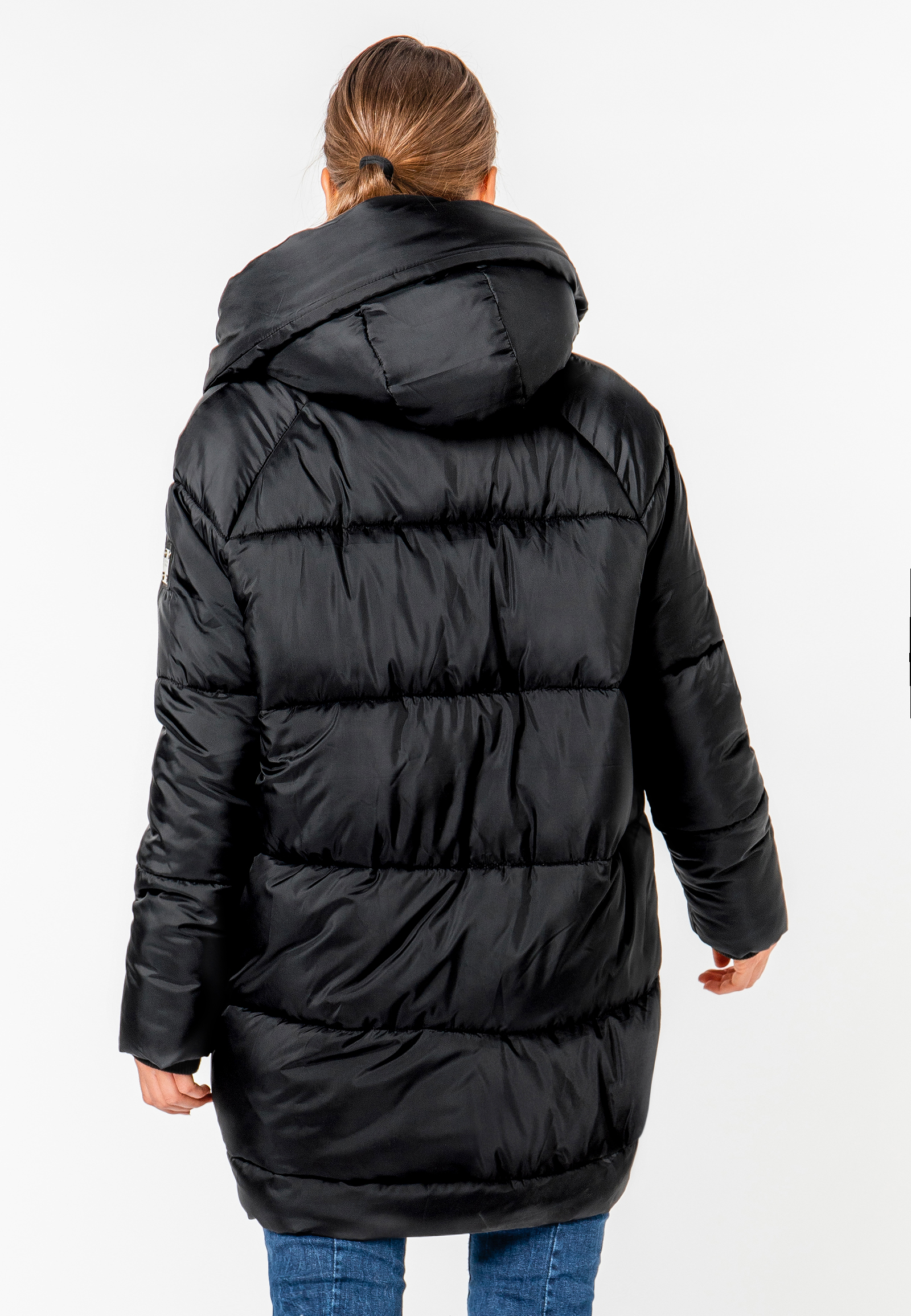 Unisex Winterparka Mit Fleece-Futter In Größe L - Rot, Perfekt Für Kalte Tage