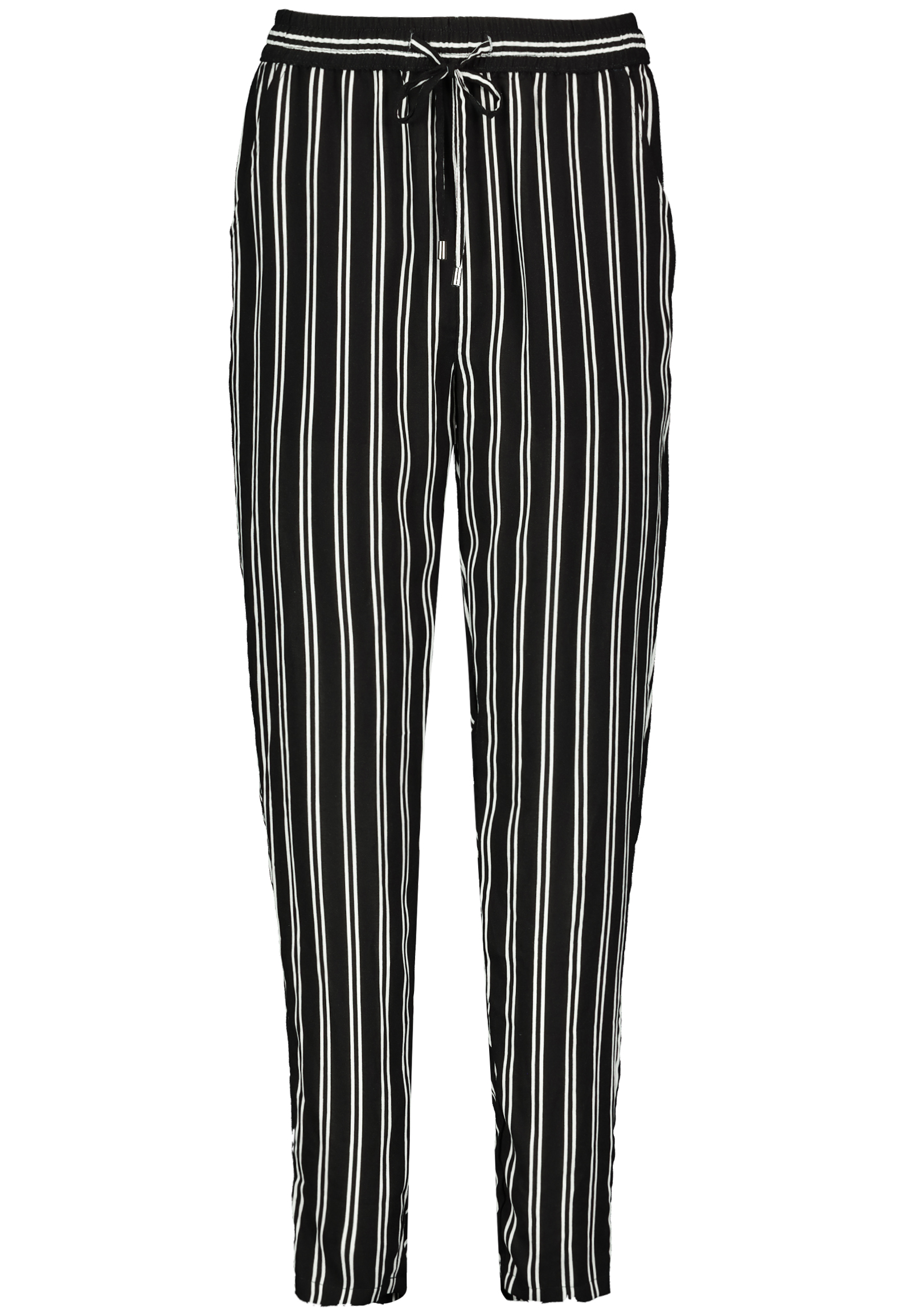 Sublevel leichte Damen Stoff-Hose mit Gummibund /& Muster