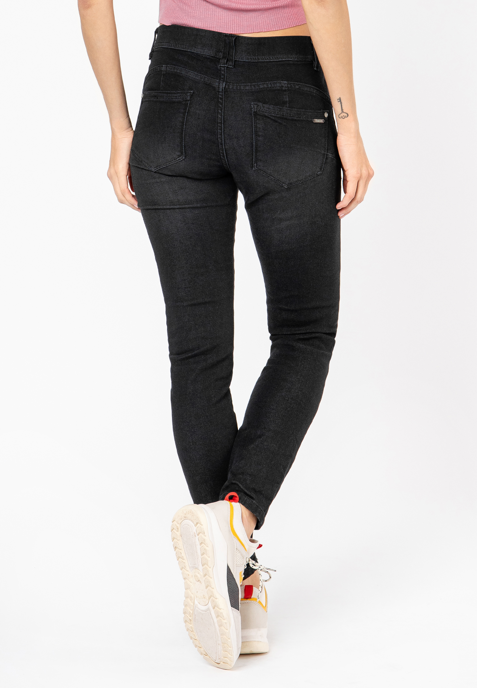 SUBLEVEL Damen Push Up Jeans mit Innengummi FASHION5